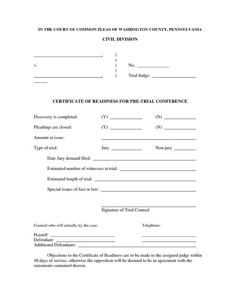 Free Printable Divorce Papers For Pennsylvania Free Printable Download