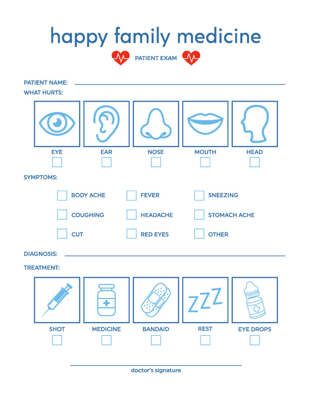 Free Printable Doctor Forms