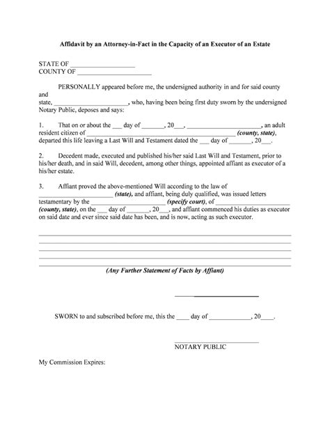 Free Printable Executor Of Estate Form Printable Form Templates And Letter