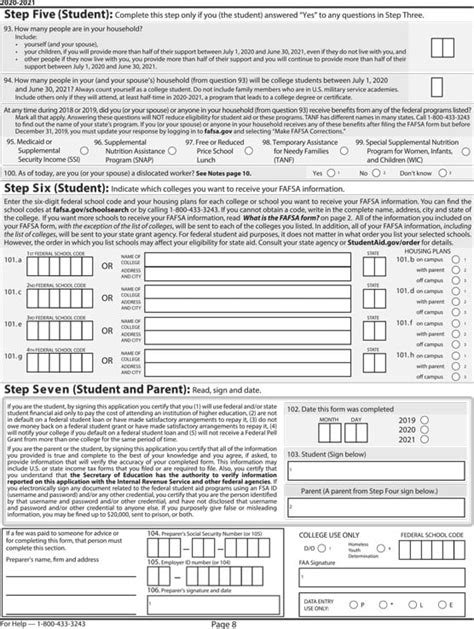 Free Printable Fafsa Form Printable Form Templates And Letter