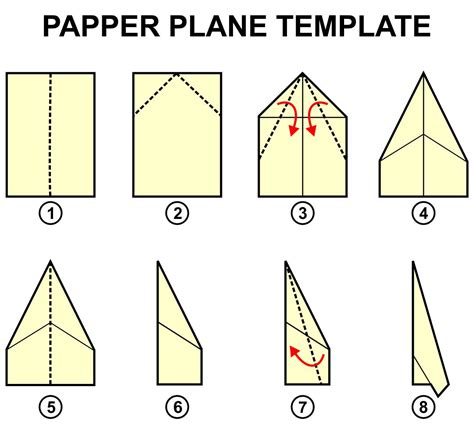 Free Printable Paper Airplane Instructions