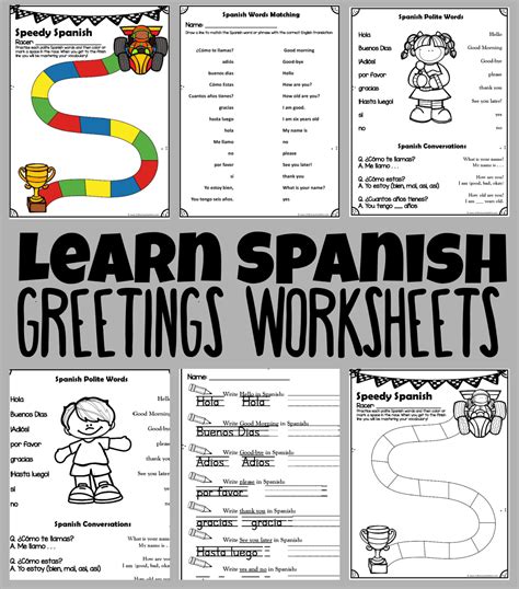 Free Printable Spanish Worksheets For Beginners