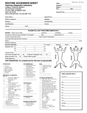 Free Printable Vet Forms