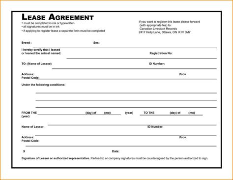 Free Rental Forms To Print Free And Printable Rental Agreement Form