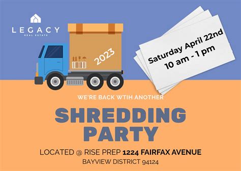 Free Shred Event Safely Dispose Of Documents After Tax Season Sf