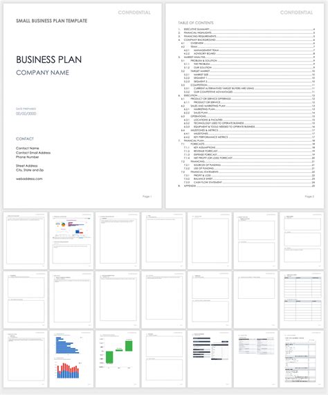 Free Simple Business Plan Templates Smartsheet Simple Business Plan