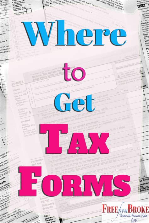 Free Tax Forms Near Me At John Boring Blog