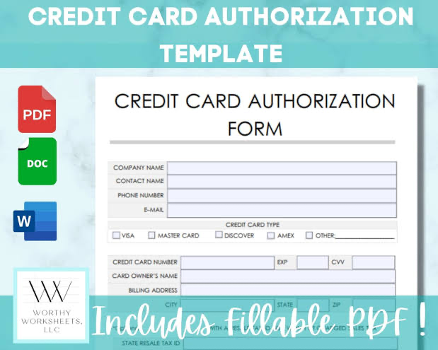 Free Tips To Use A Credit Card Authorization Form Pdf Wps Pdf Blog