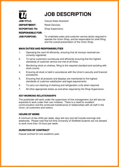 Free Transport Job Description Templates Examples Edit Online