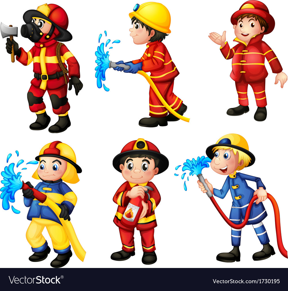 Free Vector Firemen