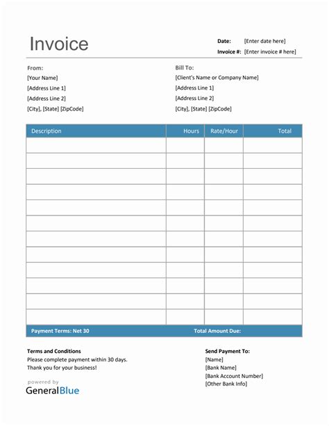 Freelance Invoice Template Freelance Invoices Nutemplates