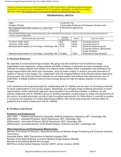 Full Nih Grant Proposal With Comments