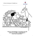 Fun Friday Paperless Office Weekly Office Cartoon 336 Ff Office Cartoon Business