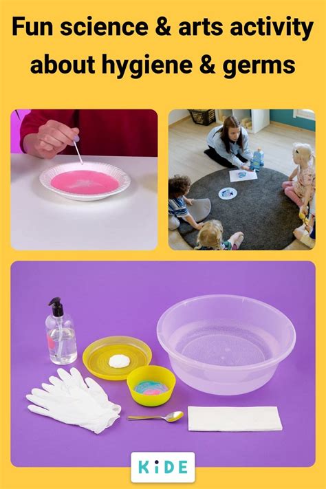 Fun Science Arts Activity About Hygiene Germs More