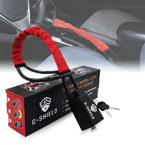 G Shield Steering Wheel Lock Ultimate Car Theft Protection Universal Fit For All Cars Trucks