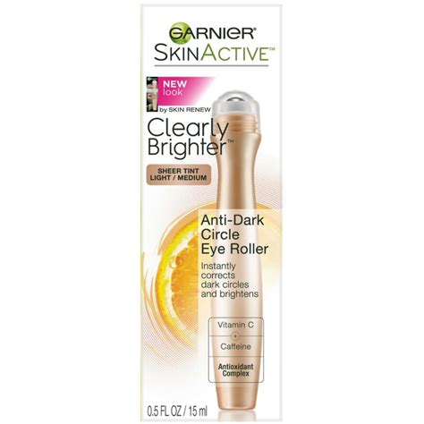 Garnier Sheer Tinted Eye Roller Skinactive Clearly Brighter Light