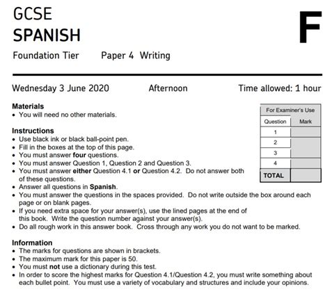 Gcse Spanish Past Papers How To Get The Most Of Them