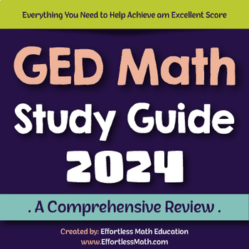 Ged Math Study Guide 2020 2021 A Comprehensive Review And Step By