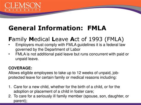 General Information Fmla Ppt Download