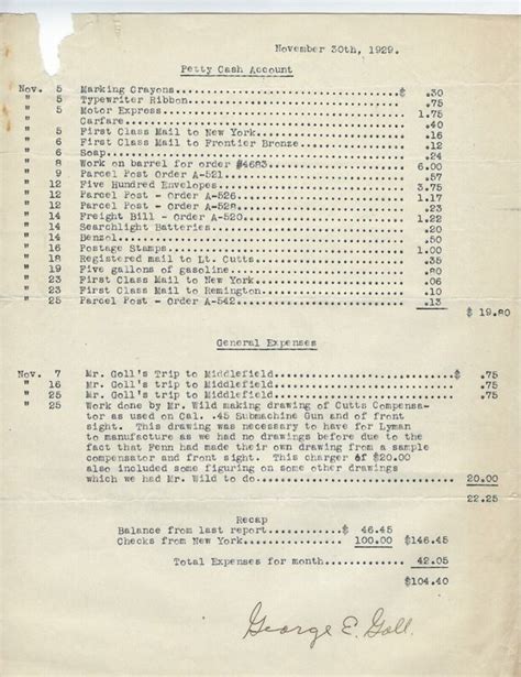 George E Goll Paperwork On Ebay 12 28 2023 Thompson Submachine Gun