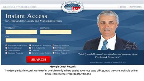 Georgia Death Records Ppt