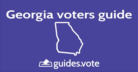 Georgia Senate Voters Guide 2022 Guides Vote Voters Guides