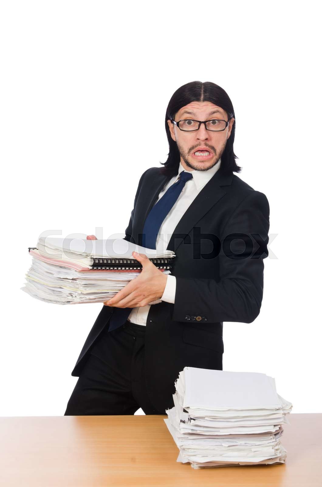 Girl Overwhelmed By Paperwork Erp Software Blog