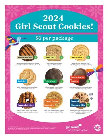 Girl Scout 2025 Abc Cookie Booth Planner Checklist Scout Tasj