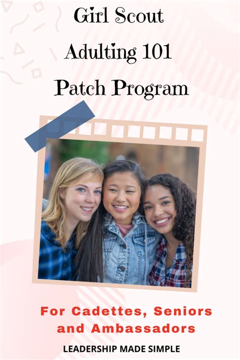 Girl Scout Adulting 101 Patch Program For Cadettes Seniors And Ambassadors