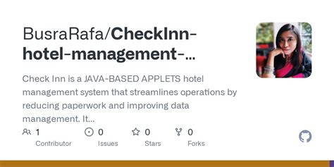 Github Busrarafa Checkinn Hotel Management System Check Inn Is A Java Based Applets Hotel