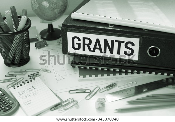 Grants Project Funding Grant Application Business Concept Stock Image