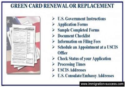 Green Card Renewal Application Example Globallawpc