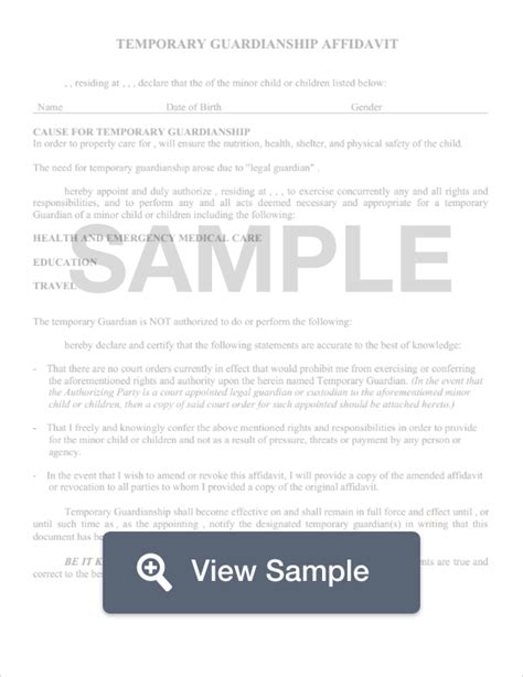 Guardianship Forms Create And Download Pdf Word Formswift