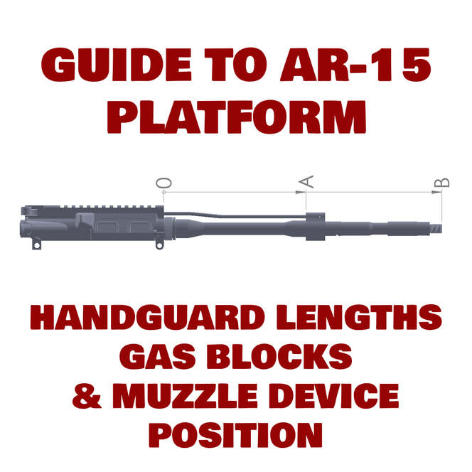 Guide To Ar 15 Handguard Lengths Gas Block Position And Muzzle Device