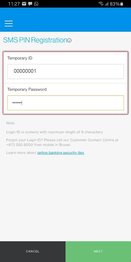 Guide To Sms Pin Registration Standard Chartered Brunei