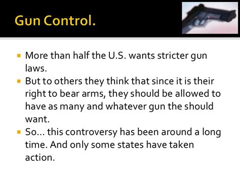 Gun Laws Essay Ppt