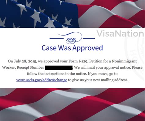 H 1B Approval I 797A Notice Must Know Info Visanation