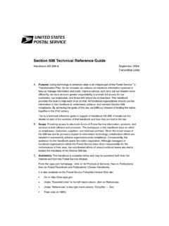 Handbook As 508 A Section 508 Technical Reference Guide Handbook As