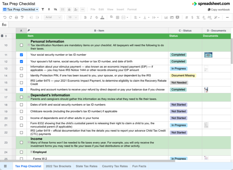 Handy Printable Tax Prep Checklist Block Talk The H Amp R Block Official Corporate Blog Tax