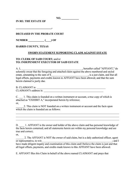 Harris County Probate Court Forms Countyforms Com