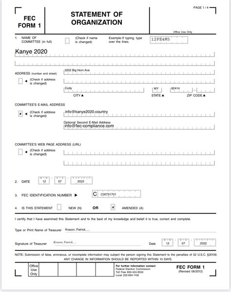 Kanye's 5 Latest Filings