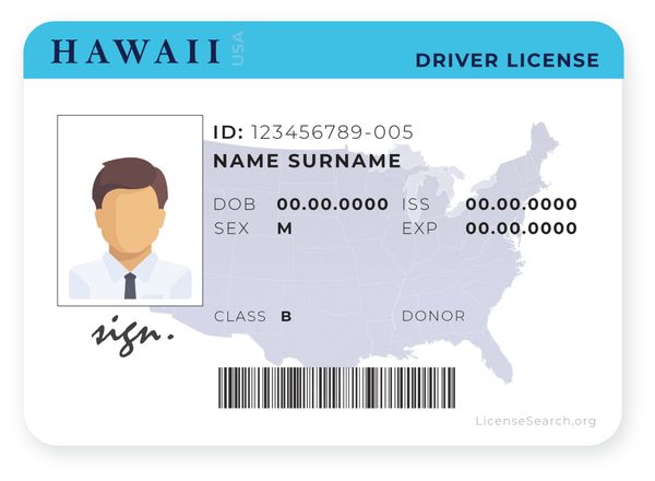 Hawaii Driver Amp 39 S License