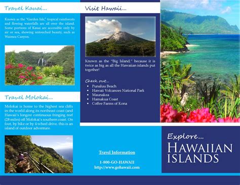 Hawaiian Islands Layout Design Brochure By Heather Crowcroft Issuu