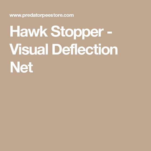 Hawk Stopper Visual Deflection Netting Over Chicken Run Portable Chicken Coop Chicken Coop Run