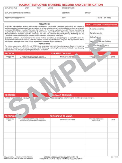 Hazmat Training Certificate Template Fill Out Sign Online Dochub