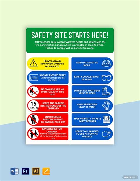 Health And Safety Templates Downloads Examples Free Guidance