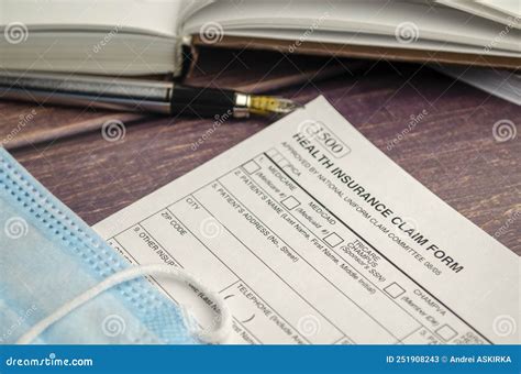 Health Insurance Form Paperwork Questionnaire Insurance Stock Photo