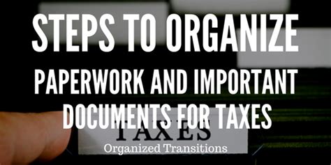 Here Are Some Awesome Simple Tips To Organize Your Tax Paperwork