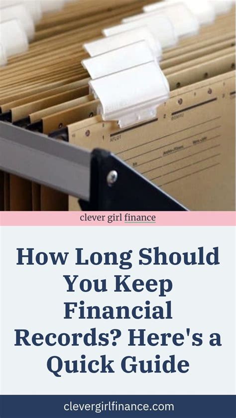 Here S How Long You Need To Keep Financial Records Money Smart Guides