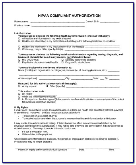 Hipaa Compliance Forms For Dental Patients Mokasinpico